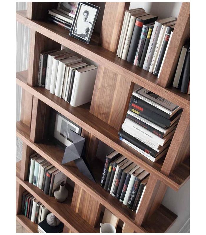 Librería de Madera Natural : Modelo VULCAN