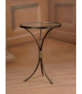 Table de nuit en fer forgé: modèle NURIA