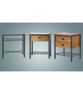 Table de nuit en fer forgé: modèle UNIVERSAL