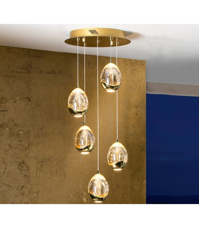 Lámparas LED de 5 luces : Colección ROCIO Oro