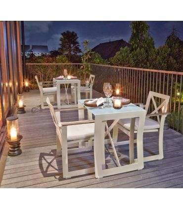 Table à manger pour terrasse et jardin : Colelction RHONE