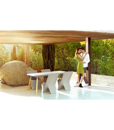 Table à manger design pour terrasse et jardin : Collection SLOO