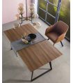 Mesa de comedor Extensible en Madera y Metal ARIZONA