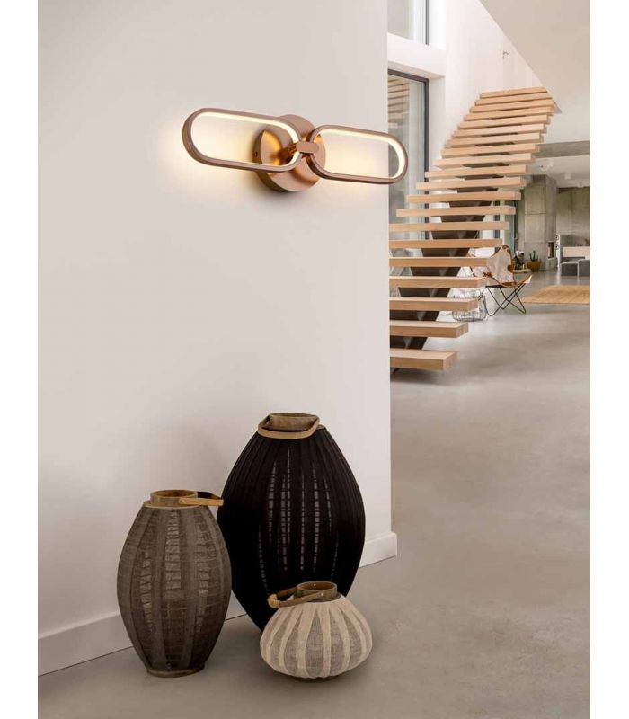 Aplique LED de diseño moderno Colección COLETTE Cromo