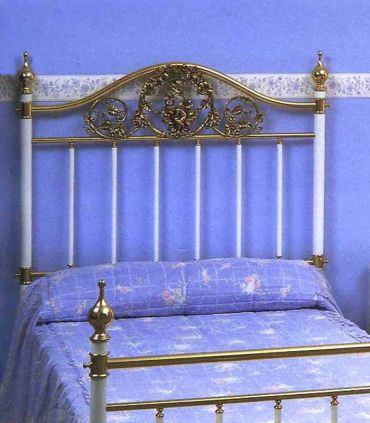 Tête de lit en laiton et fer forgé DIJON