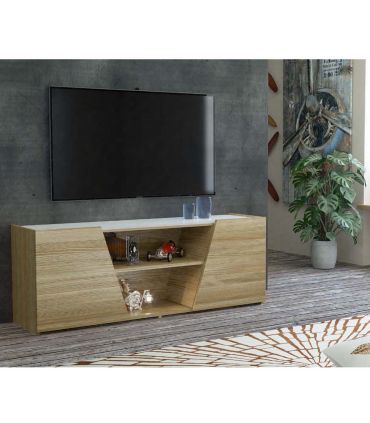 Mesa de televisión en madera de diseño moderno Colección SIAM