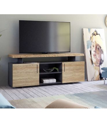 Table TV avec une structure en anthracite Collection CONT