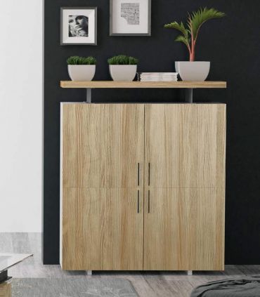 Meuble de quatre portes en bois de pin collection CONT