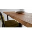 Mesa de comedor extensible de estilo industrial Colección HUNK