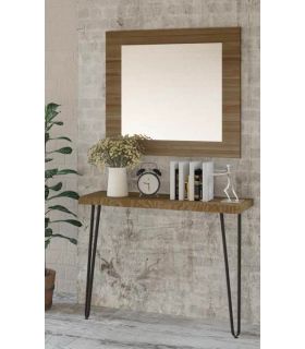 Console en bois et métal de style industriel modèle MOZT