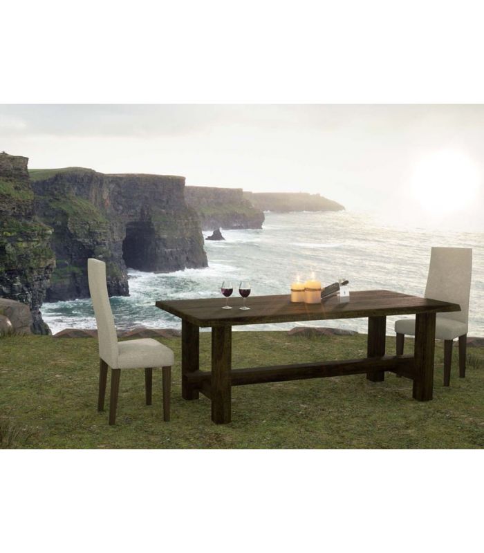 Mesa de Comedor en Madera Natural de Pino GONT