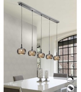 Suspension dimmable en acier ARIAN