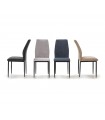 Lot de 4 chaises rembourrées ATHENAS