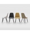 Lot de 4 chaises modernes rembourrées MANI