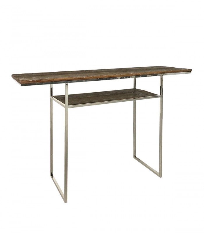 Console en acier et bois de sapin ABIGAIL