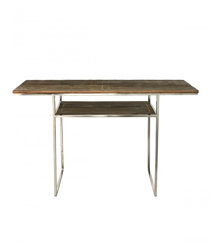 Console en acier et bois de sapin ABIGAIL