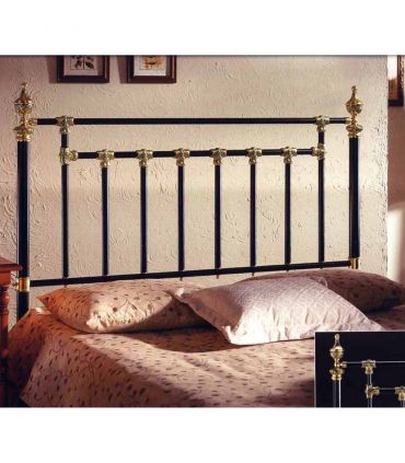 Tête de lit en laiton et fer forgé CANNES