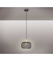 Suspension metallique de design OSIRIS noir
