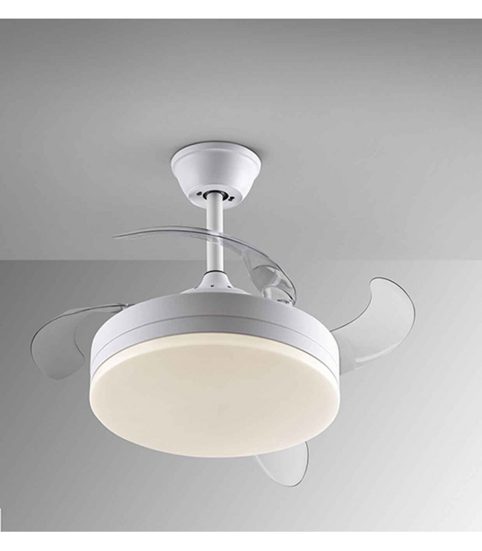 Ventilateur de plafond avec LED VENTO Mini Blanc
