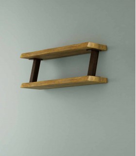 Estante de madera y metal estilo industrial ZENT