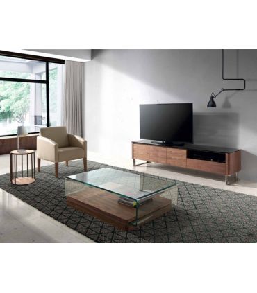 Table TV design en bois : Modèle TRACER
