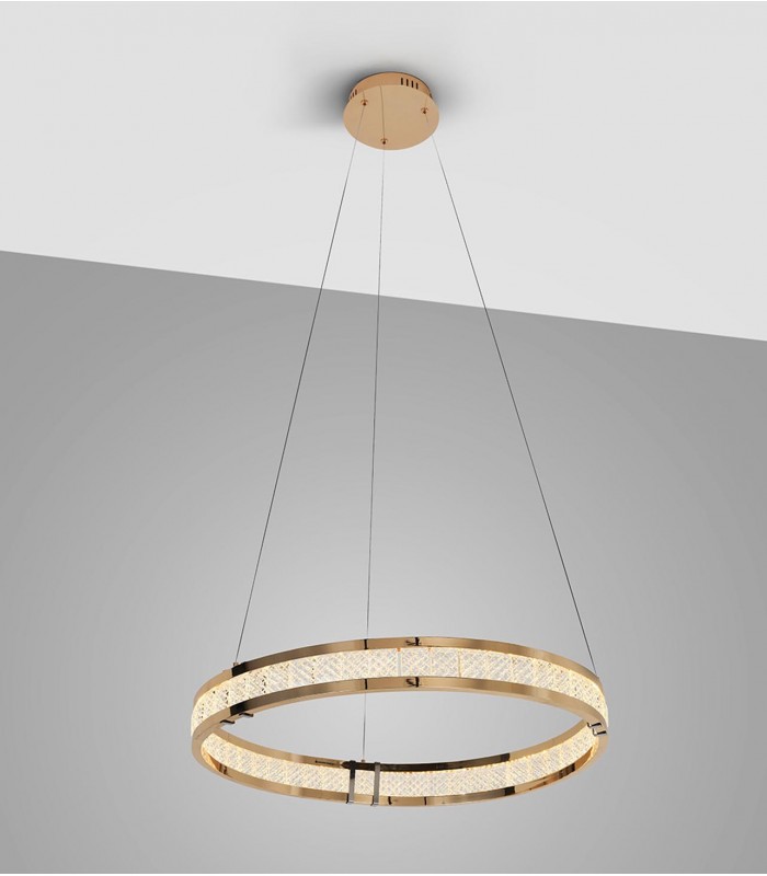 Lámpara LED en acero y aluminio LORIAN