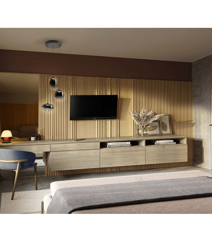 Lampe circulaire en verre soufflé ONICE