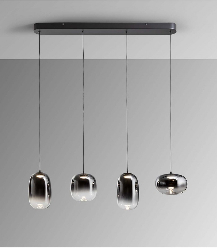 Lampe linéaire en verre soufflé ONICE