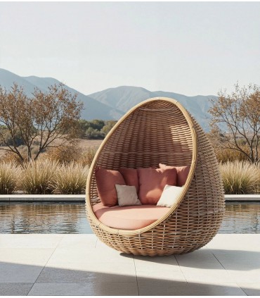 Sofá DAYBED de rattan sintético FABER BETTA