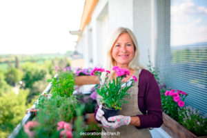 Une jardinière pour le balcon